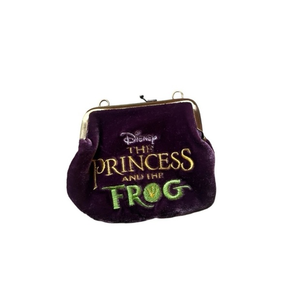 Disney Handbags - Princess and the frog velvet coin pouch